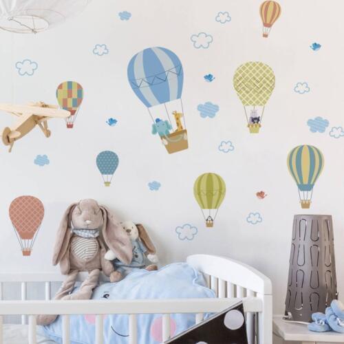 DIY Animal Balloon PVC Wall Sticker Cartoon Poster for Kids Baby Rooms Decals Nursery Wallpaper