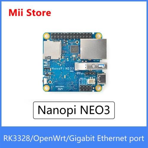 NanoPi NEO3 Mini Development Board RK3328 Gigabit Ethernet port 1GB/2GB memory OpenWrt/LEDE dropship
