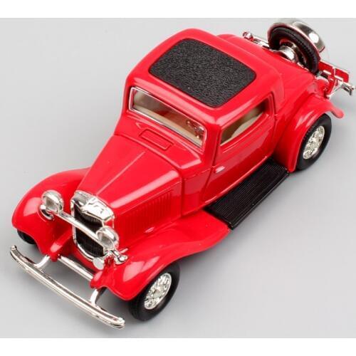 1:43 Scale small the Ford Model B 18 classic three window Deluxe Coupe metal diecast modeling auto car gift toy 1932 for kid boy