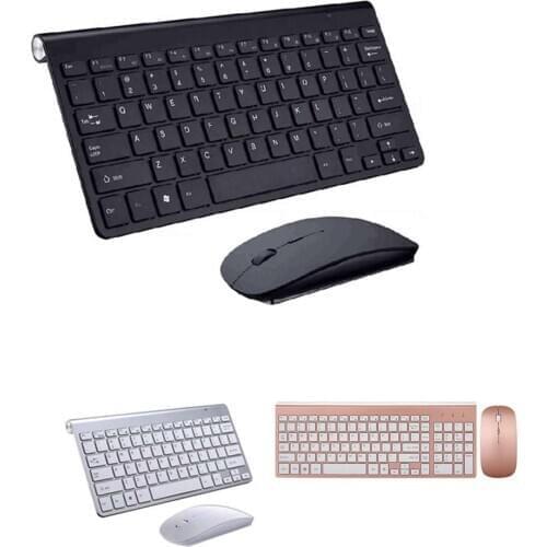 2.4G Wireless Keyboard And Mouse Set, Mini Keyboard And Mouse Combination, Multimedia Keyboard And Mouse For Notebook Computers