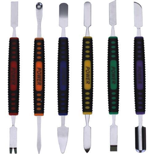 6pcs/lot Metal Spudger Set Pry Tools for iPhone iPad Samsung Tablet Mobile Phone Repair Hand Tool