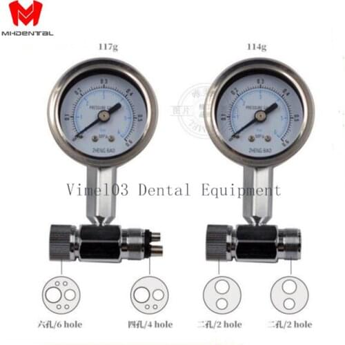 New Tool Turbine Manometer for Dental Handpiece Pressure Gauge Test Air Pressure