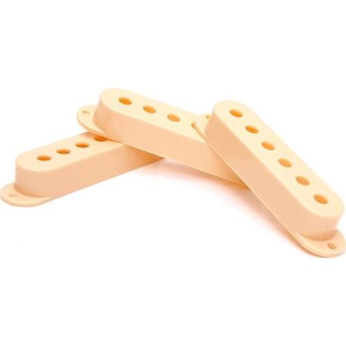 Plastic Pickup Covers Volume Tone Control Knobs For ST Guitar Beige