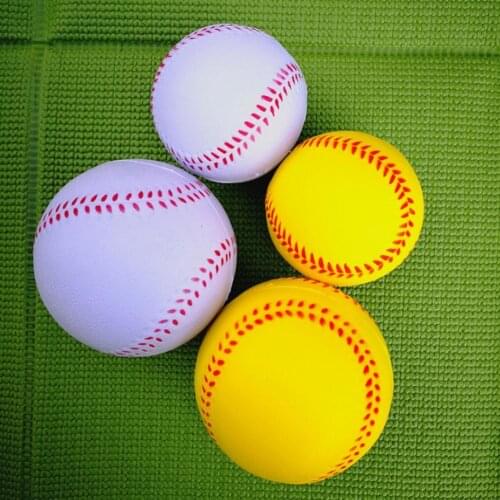 Entertainment Foamed Anti-stress Foam Elastic Ball Pressure Softball for Outdoor Sports