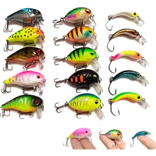 SEALURER 2021 New Peche Japan Design Hard Baits Fishing Lure Mini Wobblers Crank Bait For Pike Floating Crankbait Pesca lure set