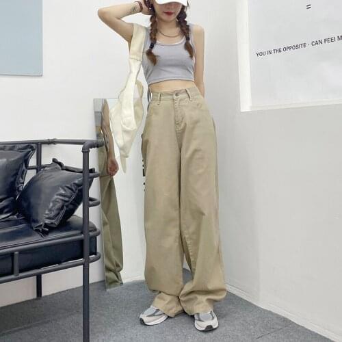 Shnsophi Women Casual Wide Leg Pants Jeans Vintage Boyfriend Jeans Woman Loose Denim Trousers 2021 High Waist Mom Jeans Femme
