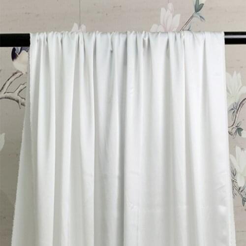 Silk Satin Fabric 100% Mulberry Silk Off White Color19 mm to 40 mm 1 meters for sample testing