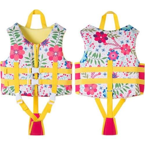 2021 Kids Life Vest Floating Girls Jacket Boy Swimsuit Sunscreen Floating Power Swimming Kids Baby Safety Vest