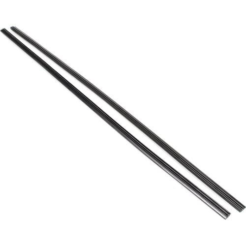 2pcs 26" 66cm Black Car Vehicle Insert Rubber Strip Wiper Blade (Refill) 6mm Soft Car Styling Accessories