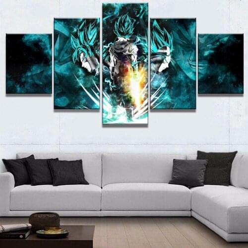 No Framed Canvas 5 Panel Anime Figure Gift Ultra Posters Wall Art Pictures HD Print Paintings Home Decor Living Room Decoration