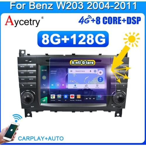 PX6 2 din android 10 car radio with screen For Mercedes Benz W203 W209 W219 W169 A160 C200 C230 C240 CLK200 autoradio stereo