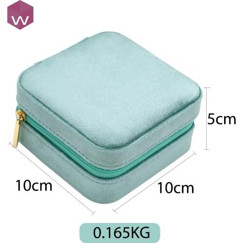 Travel Jewelry Box Hot Custom Pu Leather Portable Jewel Case Small Jewellery Organizer Storage