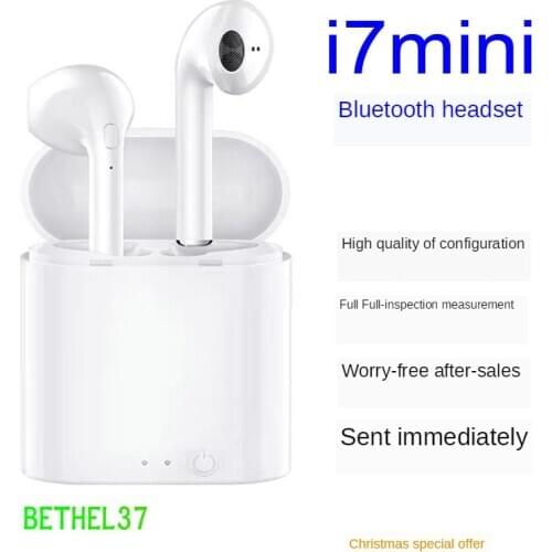 I7mini wireless Bluetooth headset TWS two ear belt compartment i7 Mini Bluetooth headset
