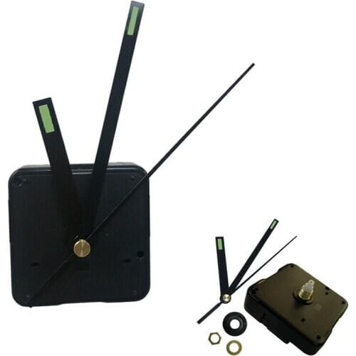 Silent Quartz Wall Clock Movement Mechanism hands Replacement Motor Repair DIY Tool Part Kit Green Black