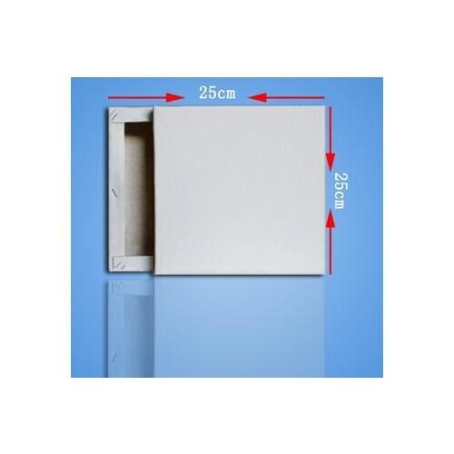25*25cm best seller 100% cotton blank stretched canvas 10"*10"