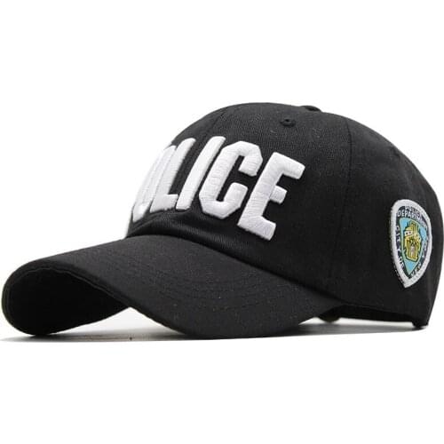 Summer Outdoor Mens Baseball Caps Womens Snapback Hats Letter Police Embroidery Fashion Hip Hop Dad Hat Trucker Fisher Men Cap