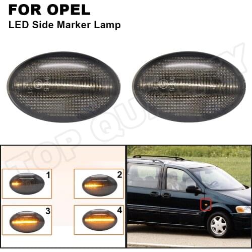 Dynamic LED Side Marker Light Indicator Turn Signal Lamp For Opel Astra F Corsa B Calibra Vectra A Sintra Tigra Combo C Meriva A