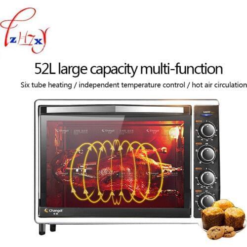 Home Use Electric Oven 52L Large Capacity 2000w Professional Multifunction Cooking Machine pizza bread oven machine CRTF52W 1pc