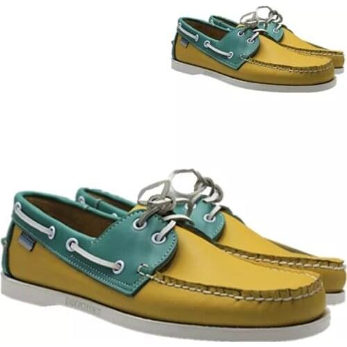 Brand Design Hand Sewing Slip-On Mens Loafers Casual Driving Moccasins Business Men Shoes Genuine Leather Men Boat Shoes Plus 46