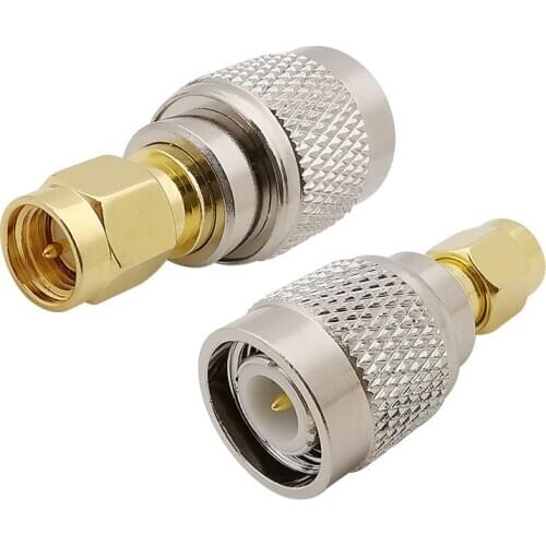 TNC Male to SMA Male RF Coaxial Adapter SMA to TNC Plug Coax Jack Connector