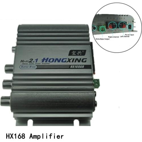 Multifunction 12V Mini 2.1Channel 40WX2+60WX1 Audio Auto Car Stereo Amplifier Car Audio subwoofer Low Distortion Hi-Fi