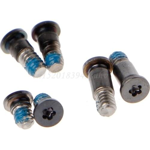 6Pcs Laptop Bottom Case Screw Screws Set Gray ColorFor Macbook Pro 13.3" A1708 Touch Bar