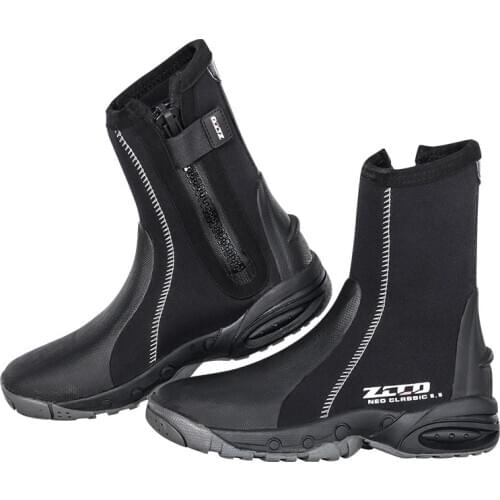 Neoprene Diving Scuba Boots with Zipper Diving Boots Shoes 5mm neoprene rubber shoes