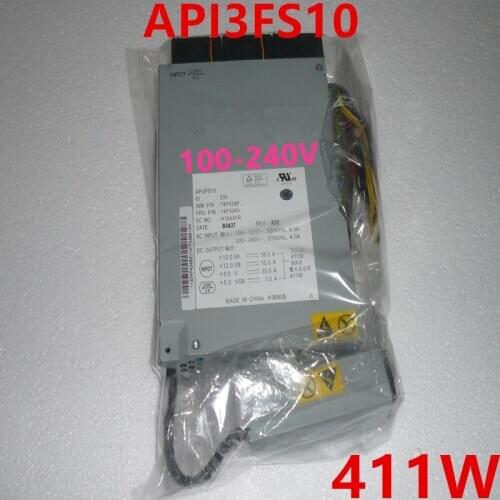 New PSU For IBM X326M X325 411W Power Supply API3FS10 74P4349 74P4348 39Y7167 39Y7166