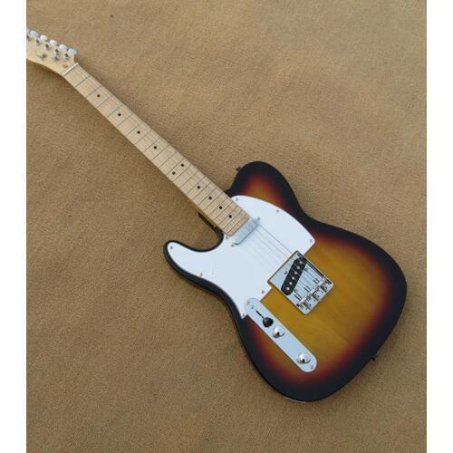 Wholesale factory custom backhand electric guitar with white grill, chrome plated hardware, can be customized