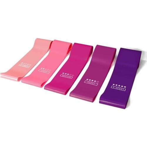 5 level Rubber Crossfit Band Resistance Gum Bands Yoga Training Pull Rope Workout Fitness Gym Elastic Bands Exercise Equipment