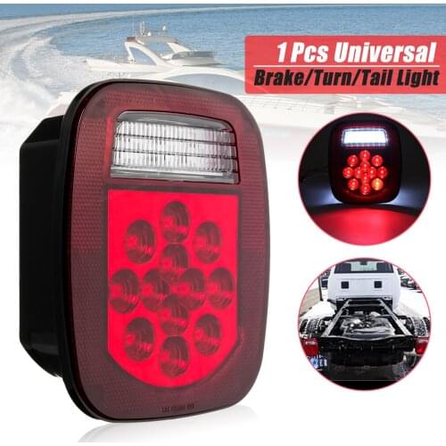 Stop Tail Light for Truck Trailer For Boat For Jeep TJ CJ YJ JK Red LED Lights Tail Lights LED Reverse License Plate Lights