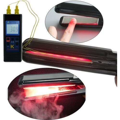 Ultrasonic infrared cold ironing straightener repair hair bristle and smooth hair electrical straightening splint