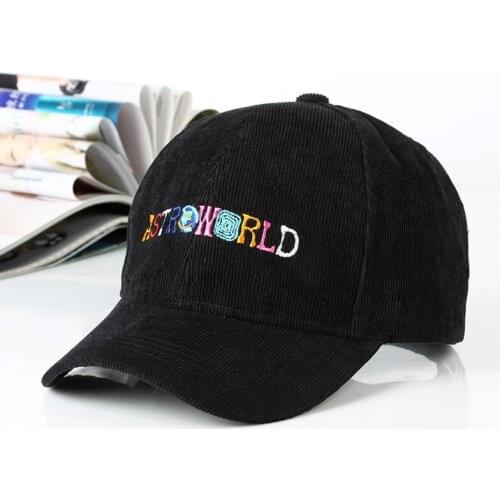 Corduroy Baseball Caps Men Embroidery ASTROWORLD Baseball Caps Women Travis Scott Unisex Astroworld Dad Hat Cap Summer Hat SA665