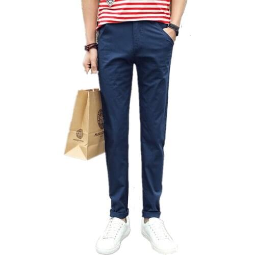 Y2011-A1331 2020 new spring summer Korean version trend mens casual pants cheap wholesale free shipping Factory direct sale