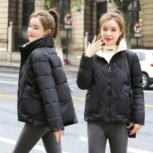 Winter women Parkas casual thicken warm padded jackets coat Female solid styled outwear snow jacket -5 to -10C wear S-3XL