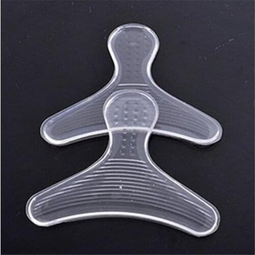 1 Pair Soft Silicone Insert Heel Liner Grips Silicone Gel Heel Protector High Heel Comfort Pads Feet Care Accessories