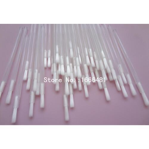 200 pcs Disposable Lip Brush Lip Stick Lip Gloss Rod Super Soft Cosmetic Brush