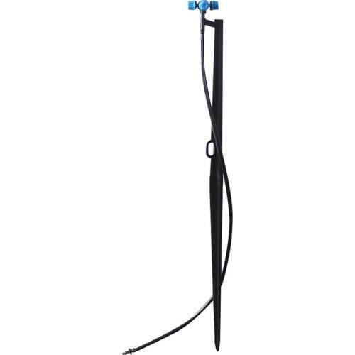 3 Sets Cross Atomization Nozzles with 50cm Sprinkler Connector Rod 4/7mm Hose Garden Water Misting Sprinkler kits