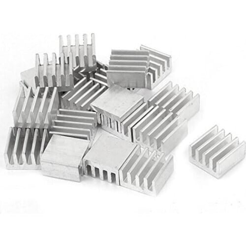 50Pcs Gdstime 9x9x5mm 3D Printer Parts Radiator Aluminium Heatsinks Stepper Motor Driver VGA RAM LED IC Heatsink Cooler