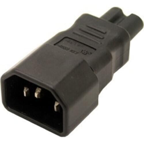 AC adapter AC convert IEC C14 to C7 power adapter C14/C7 IEC C7 to C14 plug adapter IEC 3Pin Female to 2Pin Male