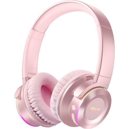 B9 Bluetooth 5.0 Headphone Wireless Headphones with Mic 40H Play Time Deep Bass Earphones Foldable Headset for TV PC Cellphone