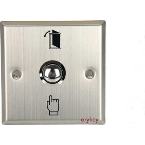 Free shipping Door Switch Stainless Steel Door Exit Push Release Button for Access Control