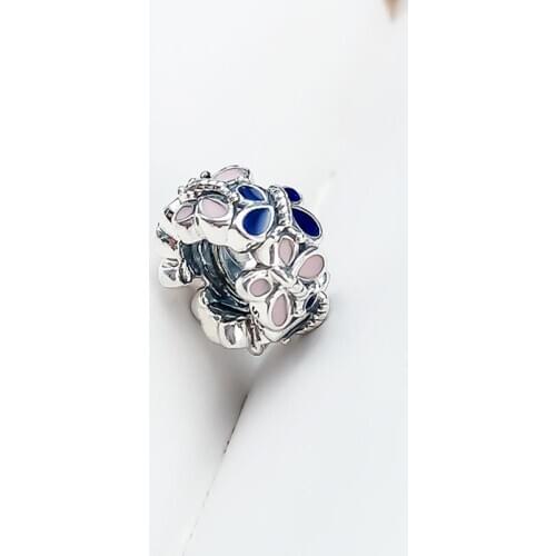 Authentic 925 Sterling Silver Beads Creative Butterfly Around Fashion Beads Fit Original Pandora Bracelet For Women Diy Jewelry