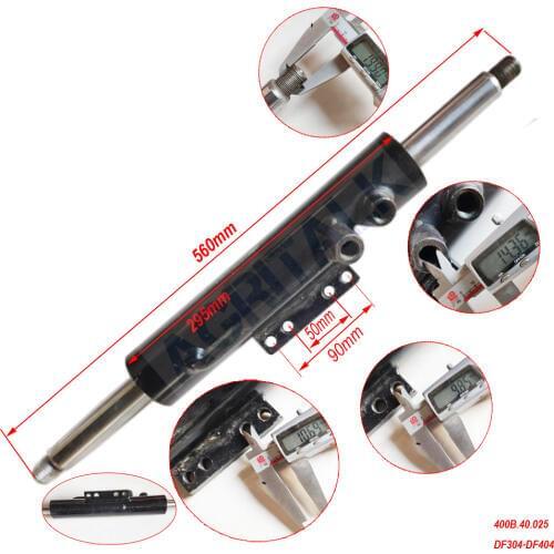 The power steering cylinder for Dongfeng tractor DF304-DF404, please check the dimenssions when make the order, part number