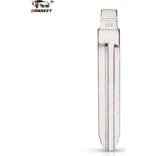 DANDKEY 10Pcs NO.111 Blade Type 111# Folding Flip KD Remote Key Blade Metal Blank Uncut Blade For Subaru New Model