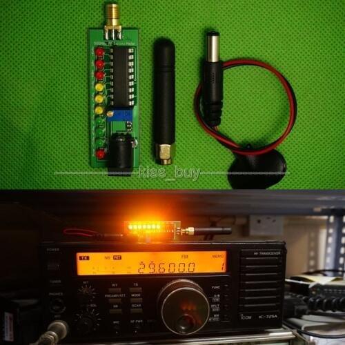 DYKB 2MHZ-500 MHZ field strength meter / LED field strength meter -70dBm ~ 10dBm FM/FM-T DC 6V-12V