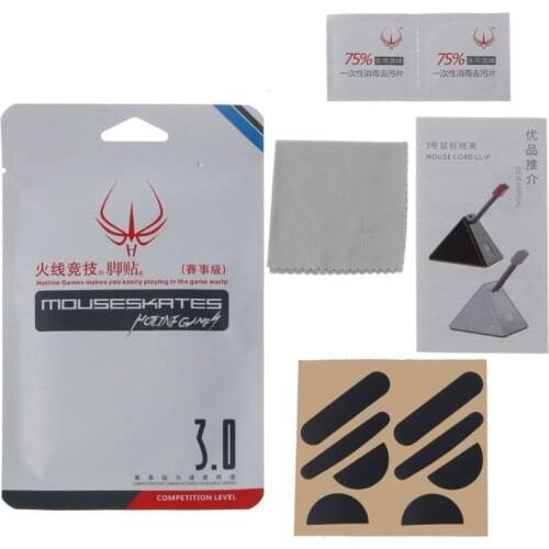 2 Sets/Pack Original Hotline Games Competition Level Mouse Feet Mouse Skates Gildes for logitech MX Master 3 Mouse 0.8mm