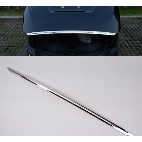 For Toyota RAV4 2013 2014 2015 2016 Tailgate Rear Door Bottom Cover Molding Trim Stainless Steel back door trim car Accessories