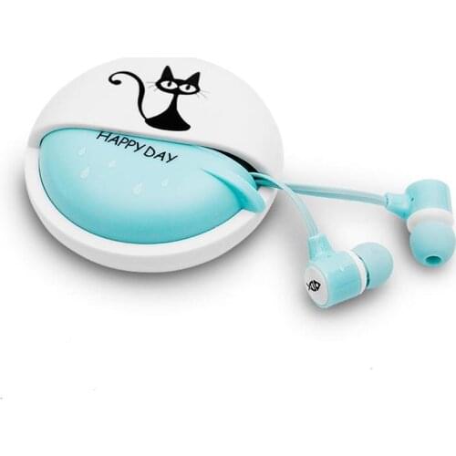 Cute cat kids headphones with microphone 3.5mm wired earphone stereo music headphones earphone for Xiaomi Huawei kids gifts