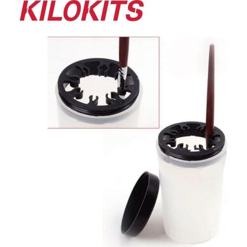 Plastic Desk Brush Holder/Cleaning for Military Models Dioramas Railway Models Scenery